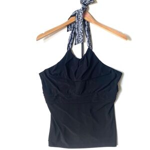 White House Black Market Black halter top, Size M